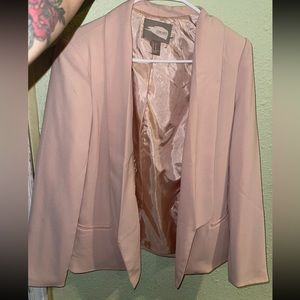 Blush blazer